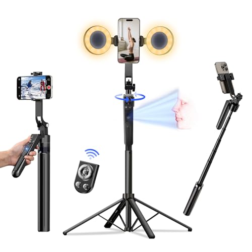 Auto Face Tracking Tripod with Light
