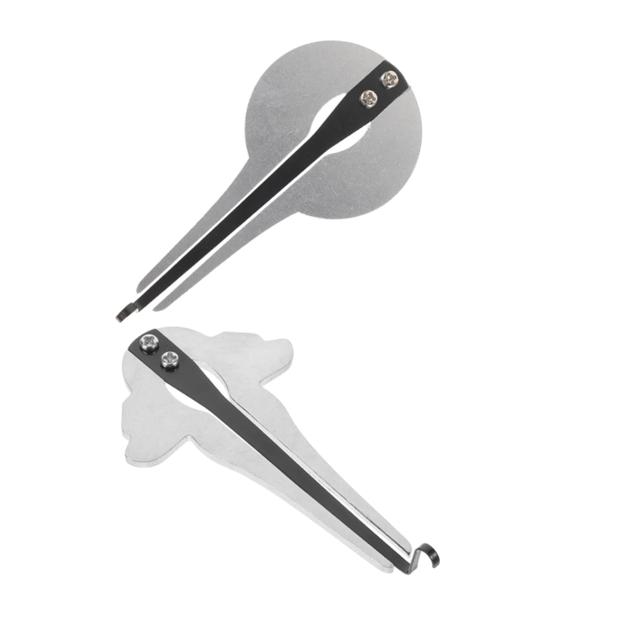 Silberne Maultrommel aus Metall, Rundes Kleiner Musikinstrument