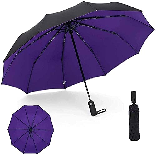 Parapluie pliant et portable grand format avec protection UV