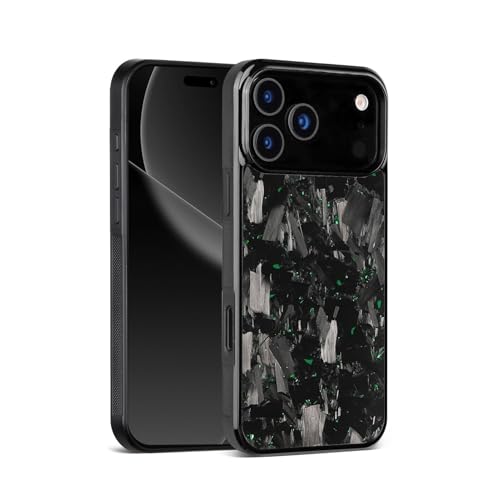 IPhone 17 Pro / 17 Pro Max p Forged J[{t@Co[P[X, ^Ey, MagSafeΉ, }Olbgt[, ׂ~߃Obv, ՌzیJo[(Green,17 pro)