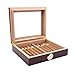 Humidor Per Sigari - Humidor 20 Materiale Cedro Portatile Mini-tipo Con Umidificatore E Igrometro