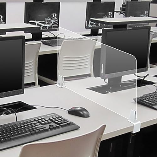 Cloison de bureau acrylique, panneau de séparation comptoir - 7