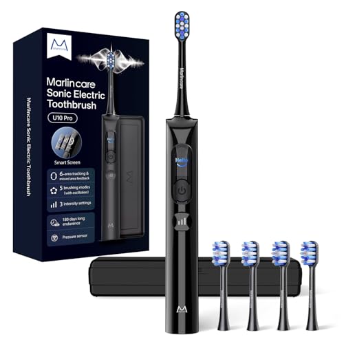Marlincare Sonic Electric Toothbrush, 5 Modes, 3 Intensities