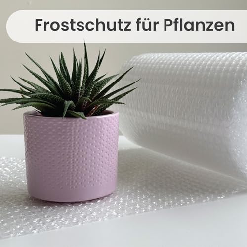 PEPI Luftpolsterfolie 40cm x 5m Premium Noppenfolie Bubble Wrap für Versand Verpackung Umzug