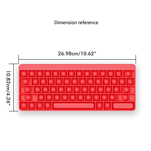 Dan&Dre Anti-Ansiedade Brinquedos de Empurrar Pop Bolha Fidget Brinquedo Sensorial Teclado de Silico