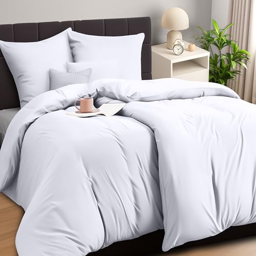 Utopia Bedding Bettwäsche 135x200 4teilig - Mikrofaser 2 Bettbezug 135x200...