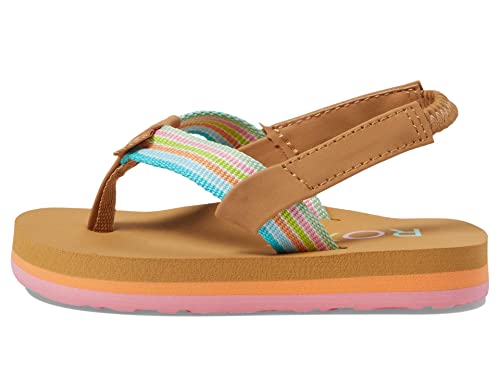 Roxy Girl's Toddler Colbee Sling Back Sandal Flip-Flop4