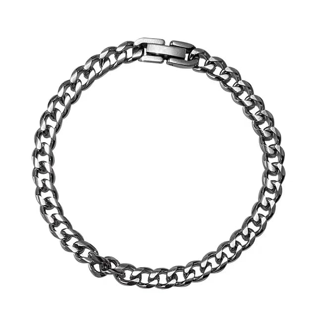 Image of Salty Alpha Anti Tarnish Bracelet for Men | Hand Bands for Boys | Wrist Bracelets for Man | Fashion Jewellery Accessories | Stylish Minimal Jewelry | Gift for Marriage, Birthday, Anniversary