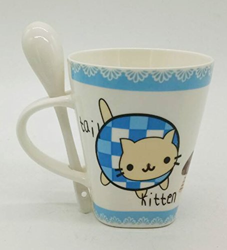 Caneca Porcelana Bella Tavola Branca Com Estampa 340 Ml