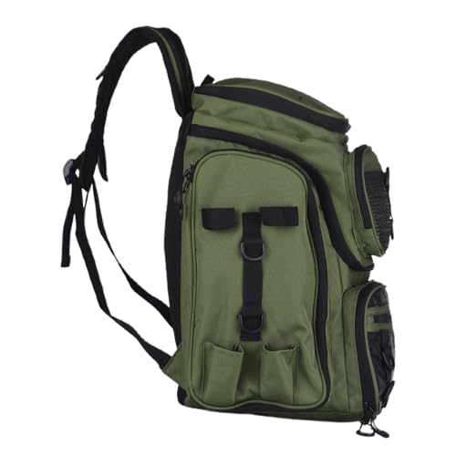 Mochila de pesca de gran capacidad Irfora con compartimentos para aparejos 3