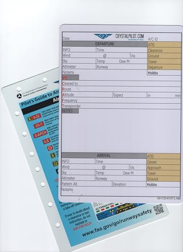 Crystal Pilot Airport Markings Guide, Dry Erasable Board & Flight Planning Notepad Bundle miniatura 4