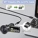 HATMINI 6FT Firewire 400 Cable, 4Pin Male to 6Pin Male Adapter, IEEE 1394 Firewire DV Cable for Printer, PC, Scanner, Camcorder