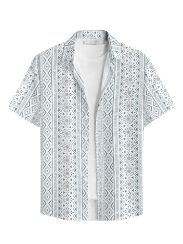 BULLMER Trendy Regular Fit Printed Causal Shirt for Men - Pack of...
