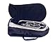 Euphonium Bb 4 Valve for Students, Beginners with Free Hard Case and Mouthpiece, Bb Pitch Euphonium Brass Made Musical Instrument NIckel Silver by Fusion Musicals