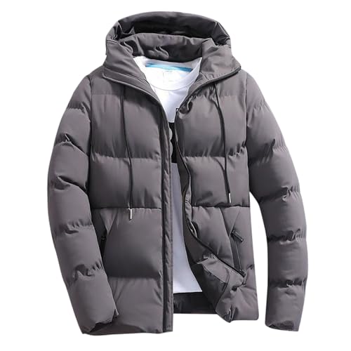 Parka d'hiver homme coupe-vent et long manteau de loisirs classique