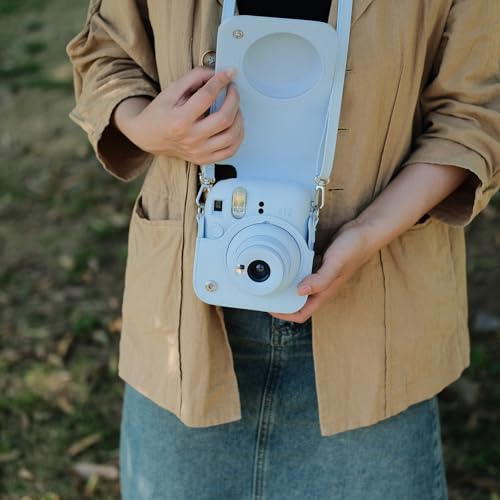 Funda para Cámara Fuji Instax Mini 12 Azul Pastel miniatura 7