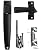 Wright Products V333BL, BLACK Tie-Down Push Button Handle