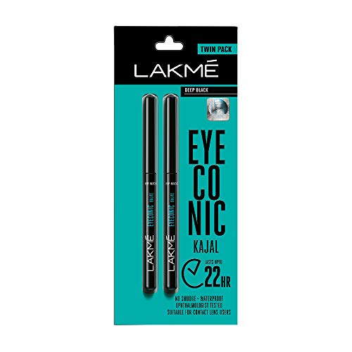 LAKMÉ Eyeconic Black Deep Black1 0.35 G (pack Of 2) Front View