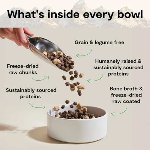Open Farm RawMix Grain Free Dry Dog Food, Front Range Kibble, 20lb Bag | Grass Fed Beef, Pasture Raised Lamb, Humanely Raised Pork, Freeze Dried Raw Chunks, 100% Traceable Ingredients. - Image 4