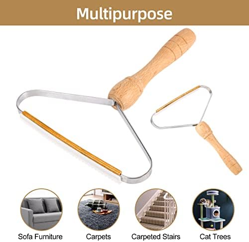 Lint Remover Lint Roller Carpet Scraper Shavers Portable Handy Clothes Fuzz Uproot Cleaner Pro Reusable for removing pet hair, Remove Plush Fluff Balls for Pet Blankets Carpets Bed Blankets