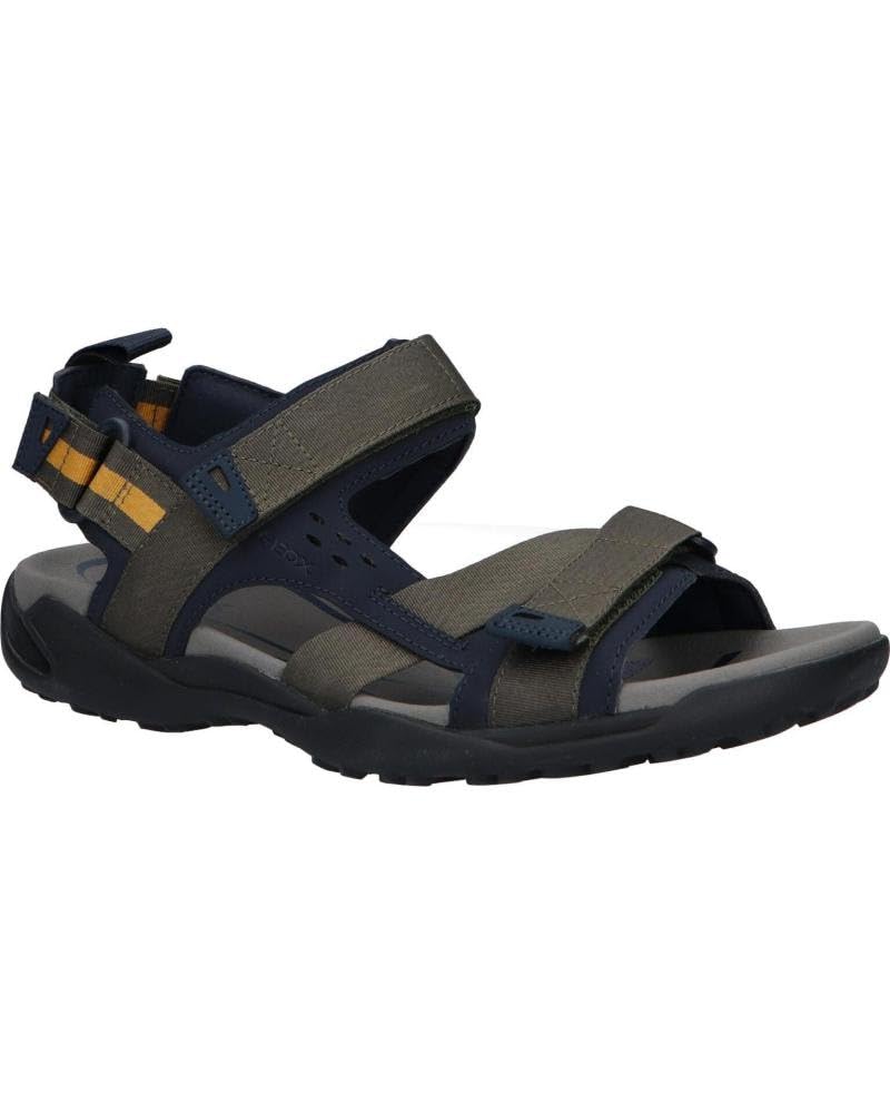 Geox Men's U Terreno + Grip B Sports Sandal