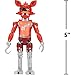 Jazwares Five Nights at Freddy’s Classic Foxy Office Set - 5-Inch Articulated Figure with Jumpscare Feature, Glow-in-The-Dark Eyes, and Optical Diorama