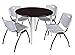 Regency Kahlo Round Breakroom Table Set