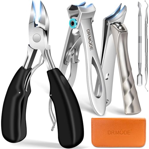 Coupe ongle professionnel, pince coupe ongle pied pour ongles épais pour personnes âgées avec large ouverture, kit coupe ongle allemand pour hommes ongles...