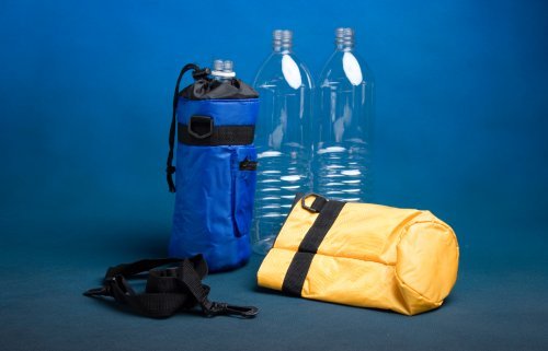 Bluewave 1 Liter Water Bottle Sport Sac - Yellow