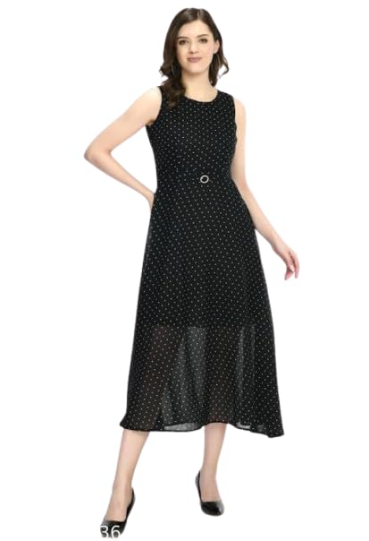 Womnes Girls Trendy Georgette Dress-picture-43