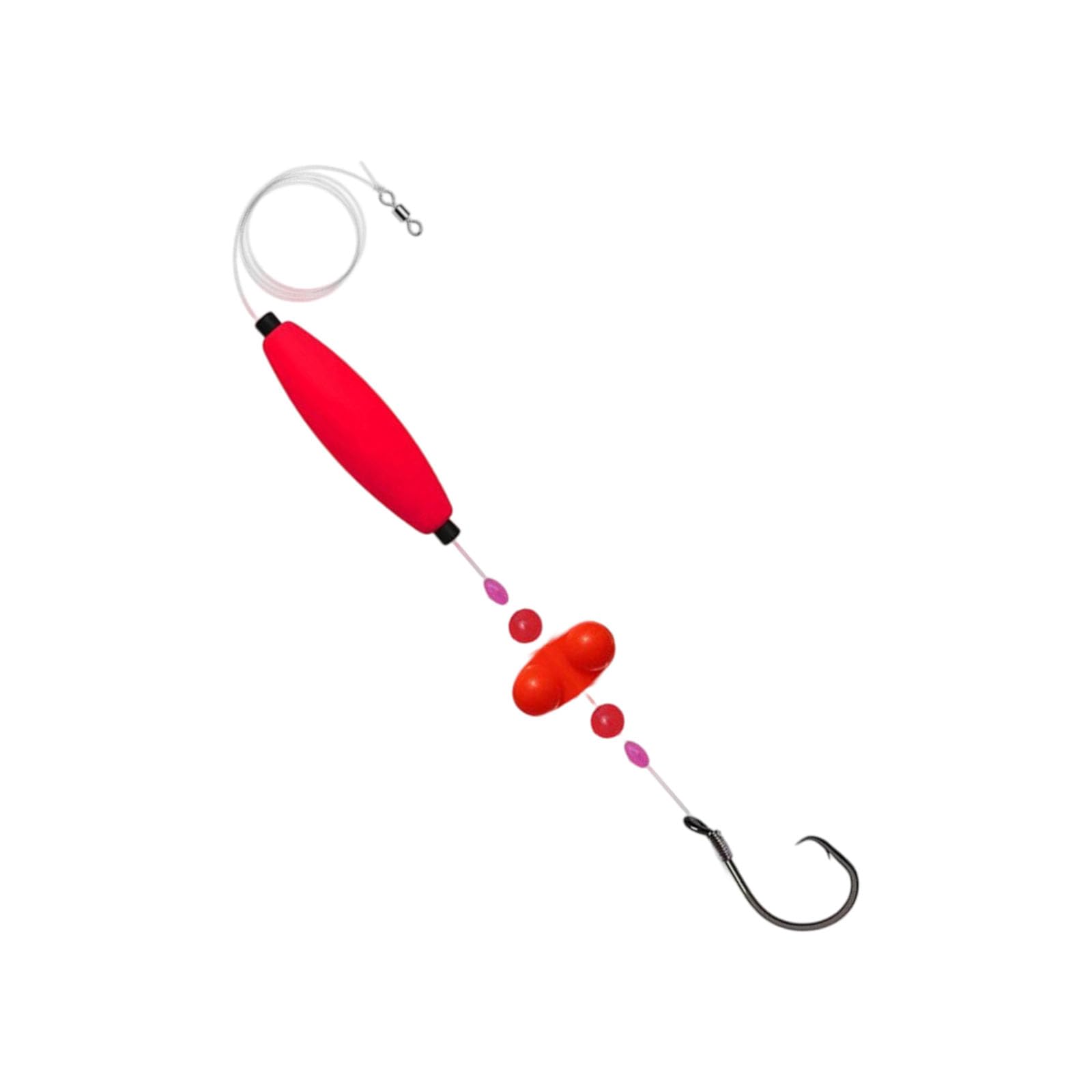 CAZSTYK Float and Bobbers Catfishes Rigs Fishing Buoys Bobbers Float Rigs with Barbs Hook Rattles Beads for Fishing Lover High Visibility Buoys