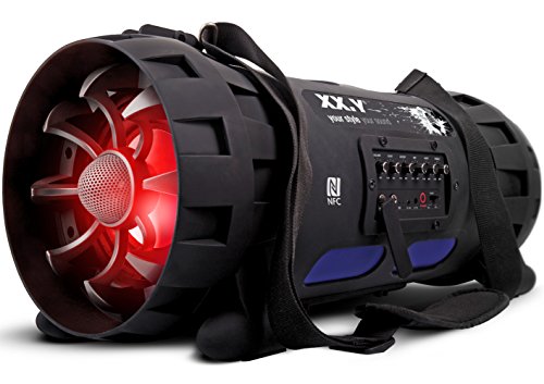 XX.Y P-127J - Altavoz portátil (Bluetooth, NFC), Negro