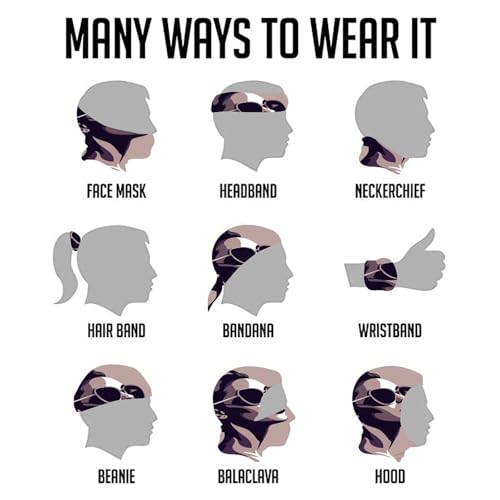 Neck Gaiter Face Mask Breathable Wind-Proof Face Cover Minimalist Line Art Sun Cooling Dustproof Mask Balaclava Bandana Headwear for Men Women miniatura 5