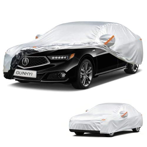 Image of GUNHYI Car Cover Custom Fit Acura TLX (2014-2026) Waterproof for Automobiles, Oxford Sun Rain Dust Snow Protection (Ships from US Warehouse, Delivery 3-8 Days)