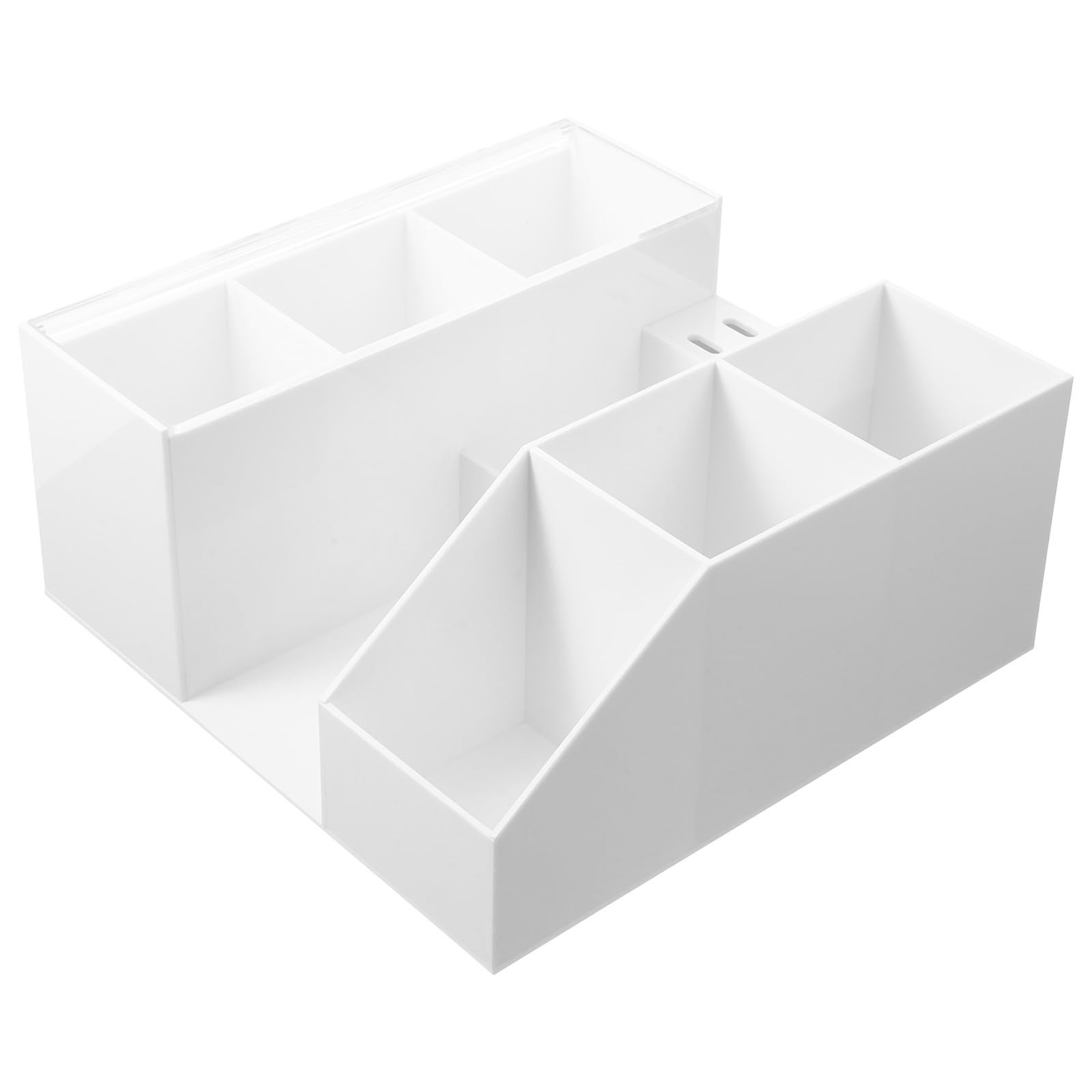 ULTECHNOVO Wimpernverlängerung Pinzettenhalter und Organizer für Kosmetikwerkzeuge Acryl Aufbewahrungsbox für Schreibtisch und Beauty Zubehör