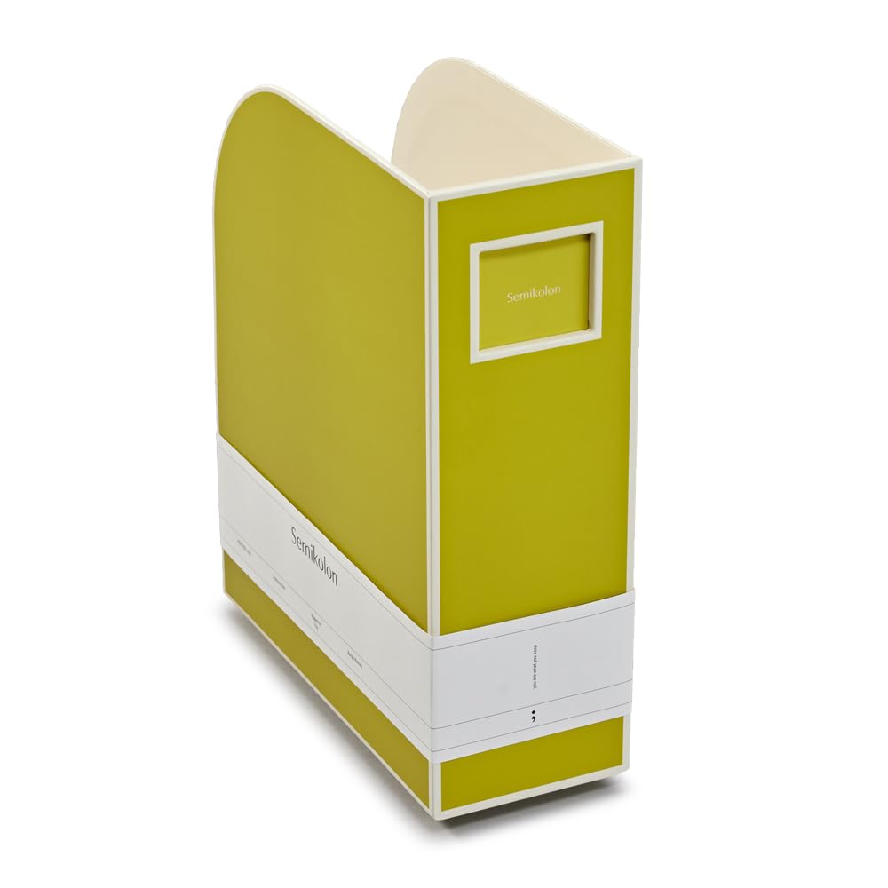 Semikolon Matcha 370093 Magazine Rack A4 - Magazine Collector, Document Folder, Format 10.5 X 26 X 31 Cm - Light Green