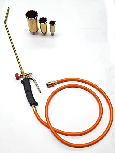 Propane Torch 3 Nozzle Set Weed Burner Propane Torch