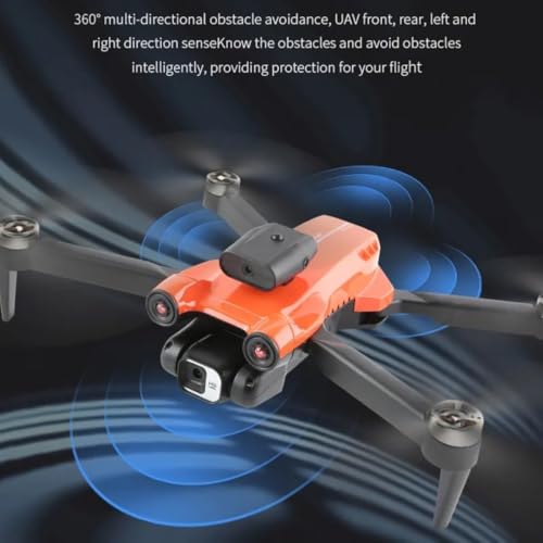 Image of dRoNe wItH hD DuAl cAmErA BrUsHlEsS MoToR, oNe cLiCk tAkEoFf /lAnDiNg FlIp rOlLiNg gEsTuRe cOnTrOl wI-Fi cAmErA ReMoTe cOnTrOl -X DrOnE (YW 02)