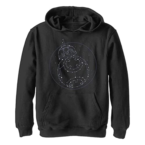 STAR WARS Boy's The Rise of Skywalker BB-8 Starry Constellation Pull Over Hoodie