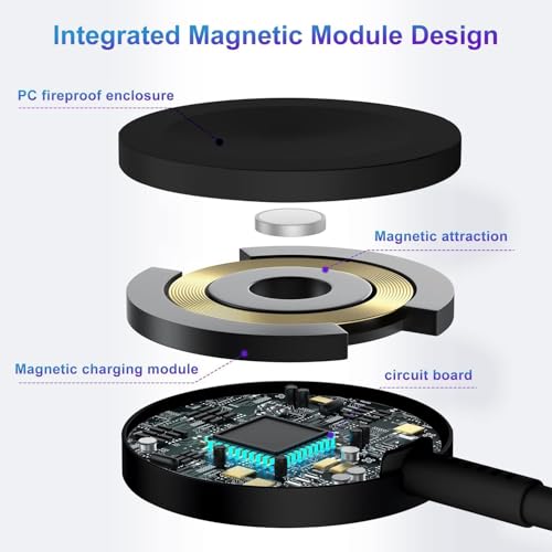 Image of USB C Apple Watch Charger,[MFi Certified] iPhone Fast Magnetic iWatch Charger 6ft USB C Charging Cable Cord Long and Type C Wall Charger Block for Apple Watch Series 11 /10 /9 /Ultra /8 /7 /SE /SE2 /6 /5 /4 /3 /2