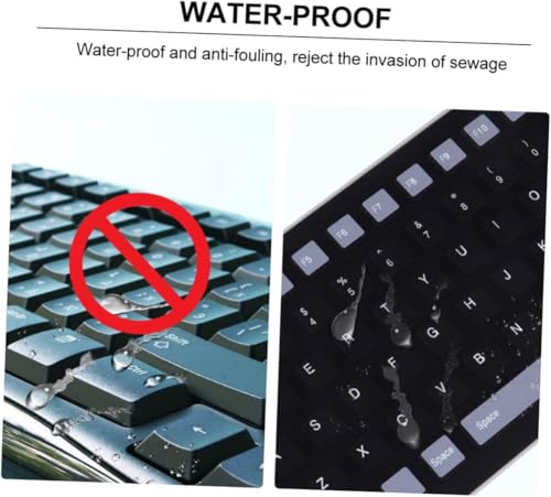 Image of Bluetooth Keyboard, Foldable, Soft Silicone Waterproof Dustproof, Quiet Design Ultra Lightweight, Thin Easy to Carry,Silicone Keyboard Compatible with Windows Android iOS Mac Black