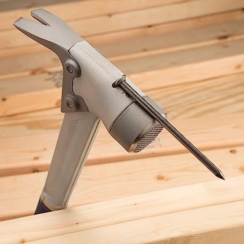 ESTWING AL-PRO Aluminum Framing Hammer - 14 oz Straight Rip Claw with Milled Face & Shock Reduction Grip - ALBLM - Image 3