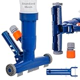 POOLAZA Nettoyeur sous Marin Portable pour Piscine avec Sac en Maille Fine, pour piscines Hors Sol, Spa Attach to Garden — aspirateur Piscine