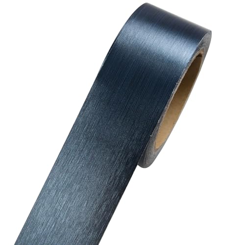 Ruaniao Blue Mirror Border Peel and Stick, 2 Inch X 39 Ft Adhesive Tape for Furniture, PVC Self-Adhesive Border Waterproof Bathroom Mirror Frame Sticker for Cabinet, Door, Photo Frame
