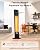 DR. INFRARED HEATER DR-298 Freestanding Portable Infrared Space Heater, 1500W Indoor Outdoor Use, Wall/Ceiling Mountable, Remote Control, 3 Heat Settings, Timer, Tip-Over & Overheat Protection, Black