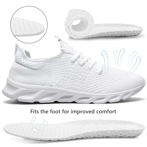 Image of Tvtaop Running Shoes Womens Sneakers Tennis Walking Workout Gym Shoes Lightweight Comfortable Trail Running