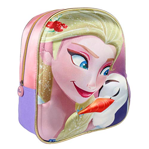 Preisvergleich Produktbild Cerdá 3d Frozen Elsa Kinder-Rucksack, 31 cm, Pink (rosa)