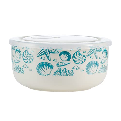 Pfaltzgraff Venice Storage Bowls, 6 Inch, Teal And White #TOP4