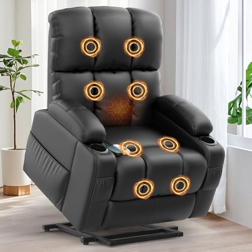 Srfzluxy Relaxsessel Massagesessel Elektrisch Verstellbar Fernsehsessel mit...