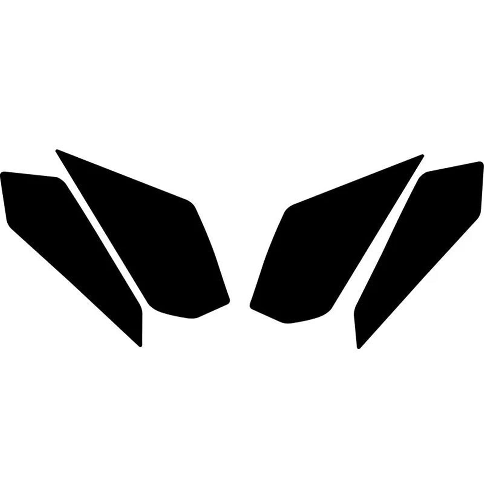 for Kawasaki for ZX4R for ZX4RR Motorcycle Body Fairing Sticker Tank Pads Gas Grip Traction Protector Fairing Sticker(Color8)
